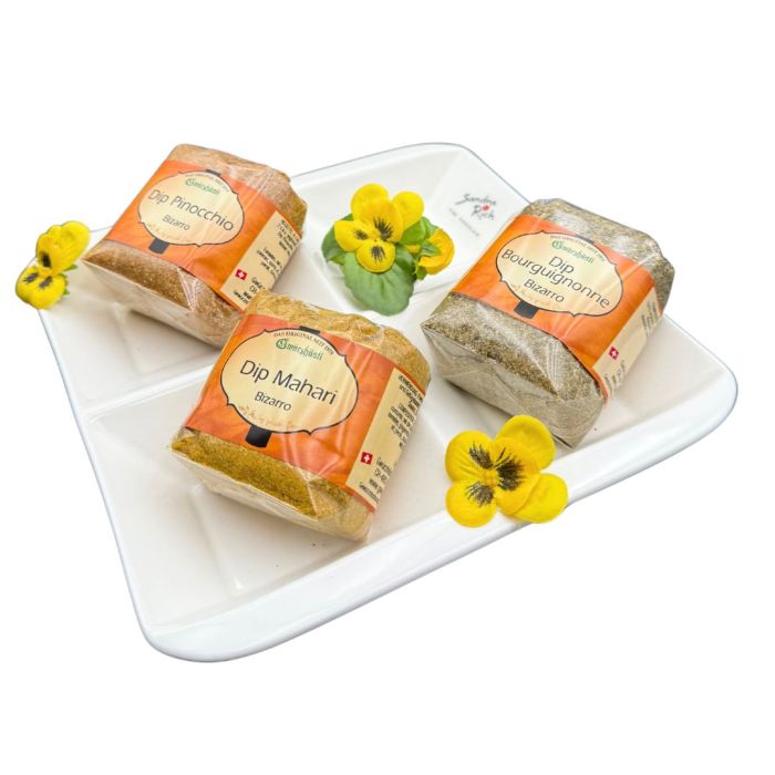 3er Dip Schale Porzellan