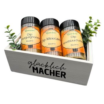 3er Holzkistli "glücklich macher"