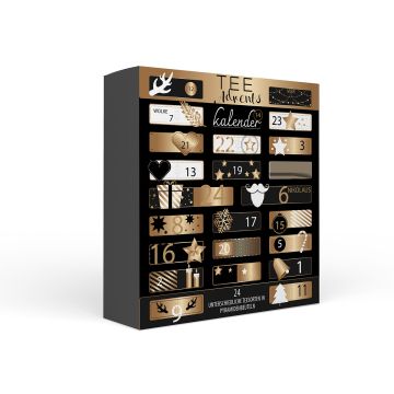 XL Tee Adventskalender "Goldene Weihnachten"
